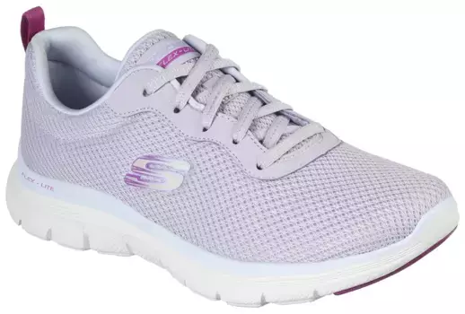 Кроссовки Skechers "FLEX APPEAL 4.0 BRILLINAT VIEW", с пеной с эффектом памяти с воздушным охлаждением, повседневная обувь, полуботинки, туфли на шнуровке, цвет Lavendel