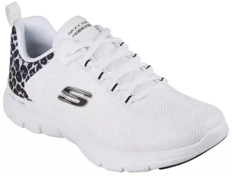 Кроссовки Skechers "FLEX APPEAL 4.0 - WILD BALLAD", веганское качество изготовления, повседневная обувь, полуботинки, туфли на шнуровке, черный