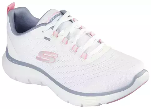 Кроссовки Skechers "FLEX APPEAL 5.0-", с практичной петлей для застегивания, повседневная обувь, полуботинки, туфли на шнуровке, розовый
