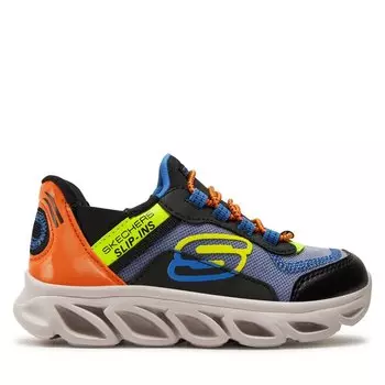 Кроссовки Skechers Flex Glide 403840L/BLMT Blue/Multi, фиолетовый/черный