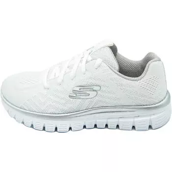 Кроссовки Skechers Get Connected 12615WSL, белые, женские