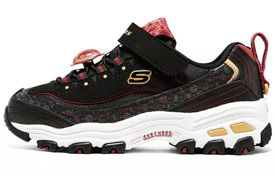 Кроссовки Skechers Girls Chunky Sneakers Unisex Low-top, черный/красный
