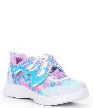 Кроссовки Skechers Girls' Glimmer Kicks-Fairy Chaser Lighted (Молодежные), синий