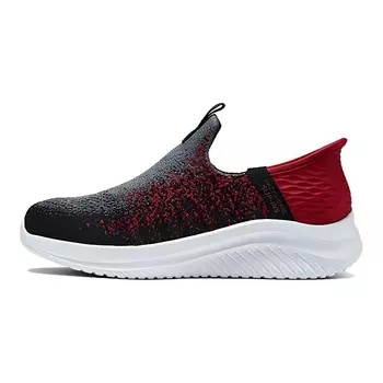 Кроссовки Skechers GIRLS Kids Lifestyle Shoes GS Low-top Gray/Red, серый/красный
