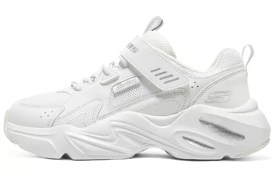 Кроссовки Skechers Girls Kids Lifestyle Shoes GS Low-top White, белый