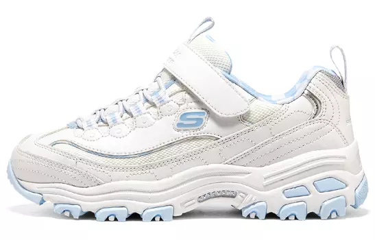 Кроссовки Skechers Girls Kids Lifestyle Shoes GS, белый/голубой