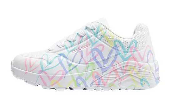 Кроссовки Skechers Girls Kids Lifestyle Shoes Kids Low-top White, белый
