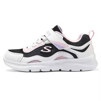 Кроссовки Skechers Girls Kids Lifestyle Shoes Kids Low-top Core Black / Cloud White / Team Shock Pink 2, черный