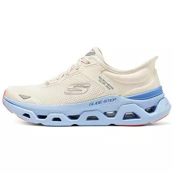 Кроссовки Skechers Glide Step Lifestyle Shoes Women's Low-top Beige/Blue, бежевый/синий