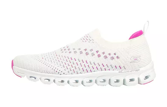 Кроссовки Skechers Glide Step Lifestyle Shoes Women's Low-top White/Pink, белый