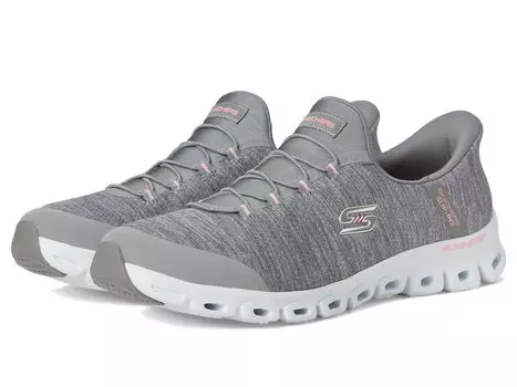 Кроссовки SKECHERS Glide Step Peak Hands Free Slip-Ins, цвет Grey Coral