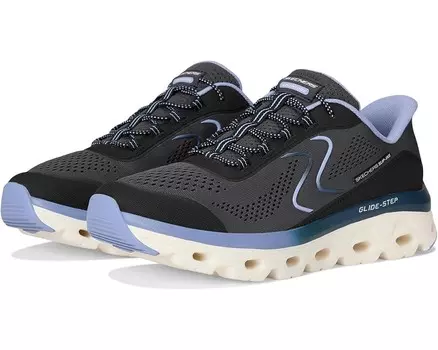 Кроссовки SKECHERS Glide Step Sole Hands Free Slip-Ins, цвет Black/Blue