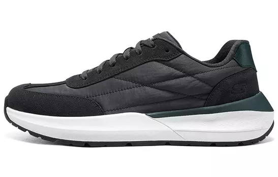 Кроссовки Skechers Global Jogger Lifestyle Shoes Men Low-top Black/Gray, черный/серый