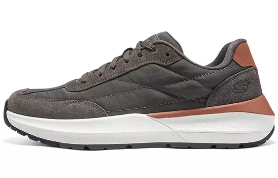 Кроссовки Skechers Global Jogger Lifestyle Shoes Men Low-top Gray, серый/красный