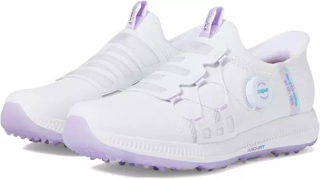 Кроссовки Skechers GO GOLF Go Golf Elite 5 Hands Free Slip-Ins, цвет White/Lavender