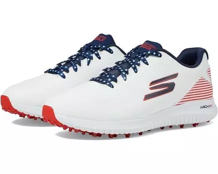 Кроссовки Skechers GO GOLF Max 2, цвет White/Navy/Red