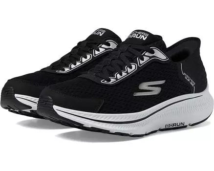 Кроссовки SKECHERS Go Run Consistent 2.0 - Empower Hands Free Slip-Ins, цвет Black/White