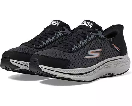 Кроссовки SKECHERS Go Run Consistent 2.0 - Empower Hands Free Slip-Ins, цвет Black/Charcoal