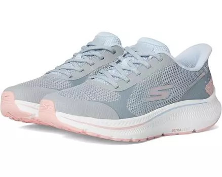 Кроссовки SKECHERS Go Run Consistent 2.0 Captiva Hands Free Slip-Ins, цвет Gray/Light Blue