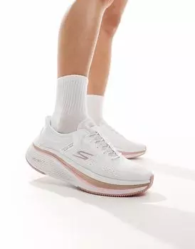 Кроссовки Skechers Go run elevate 2.0 banyan в белом цвете