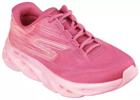 Кроссовки Skechers "GO RUN SWIRL TECH SPEED-ULTIMATE STRIDE", с резиновой подошвой Goodyear, повседневная обувь, полуботинки, туфли на шнуровке, розовый