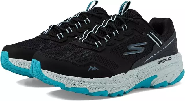 Кроссовки SKECHERS Go Run Trail Altitude 2.0, цвет Black/Aqua