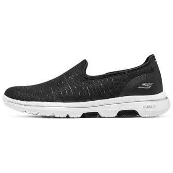 Кроссовки Skechers Go Walk 5 Lifestyle Shoes Women's Low-top Black/white, черный/белый