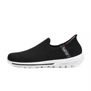 Кроссовки Skechers Go Walk 5 Lifestyle Shoes Women's Low-top Black/white/pink, черный