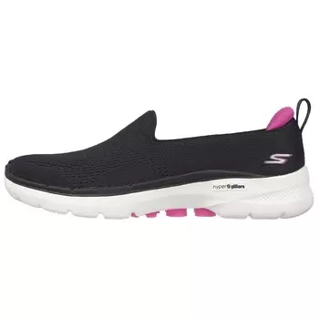 Кроссовки Skechers Go Walk 6 Lifestyle Shoes Women's Low-top Black / Pink, черный/розовый