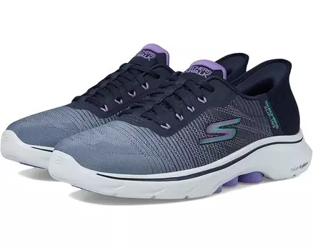 Кроссовки SKECHERS Go Walk 7 Adel Hands Free Slip-Ins, цвет Navy/Multi