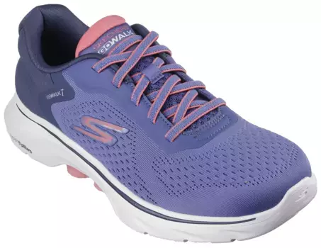 Кроссовки Skechers "GO WALK 7-COSMIC WAVES", с пеной с эффектом памяти и воздушным охлаждением, повседневная обувь, полуботинки, туфли на шнуровке, коралловый