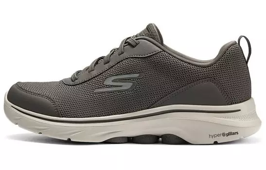 Кроссовки Skechers GO WALK 7 Lifestyle Shoes Men Low-top Green/Beige, темно-зеленый