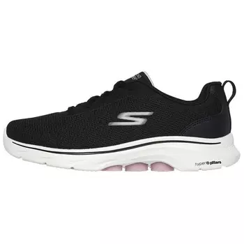 Кроссовки Skechers GO WALK 7 Lifestyle Shoes Women's Low-top Black/white/pink, черный/белый/розовый