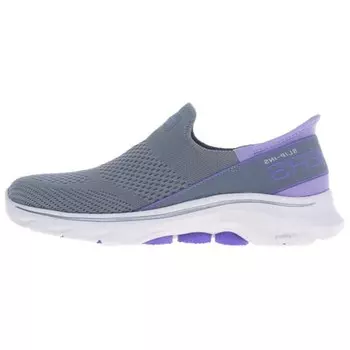 Кроссовки Skechers GO WALK 7 Lifestyle Shoes Women's Low-top Gray-purple, фиолетовый