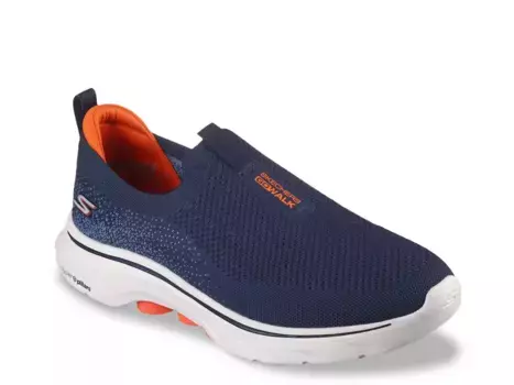 Кроссовки Skechers GO Walk 7 Slip-On — мужские, темно-синие