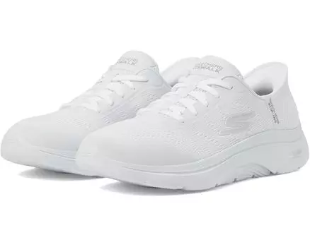Кроссовки SKECHERS Go Walk Arch Fit 2.0 Valencia Hands Free Slip-Ins, белый