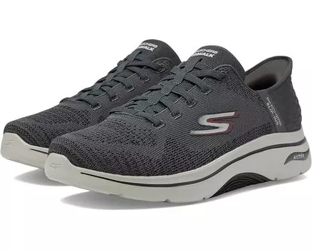 Кроссовки SKECHERS Go Walk Arch Fit 2.0 - Grand Hands Free Slip-Ins, цвет Charcoal/Red