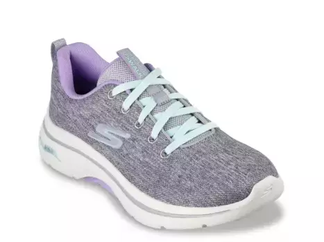Кроссовки Skechers GO WALK Arch Fit 2.0 Vivid Sunset — женские, серые/фиолетовые