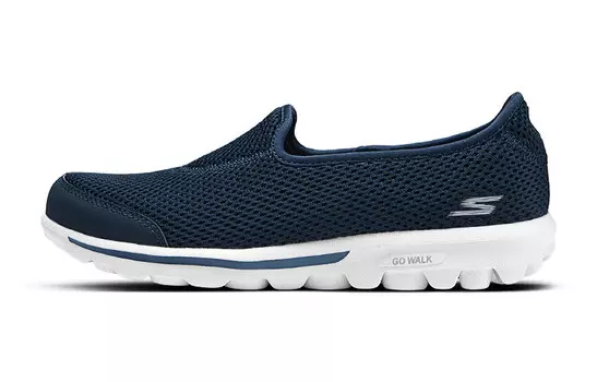 Кроссовки Skechers Go Walk Classic Lifestyle Shoes Women's Low-top White, синий/белый