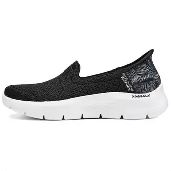 Кроссовки Skechers Go Walk Flex, черный/белый/серебристый