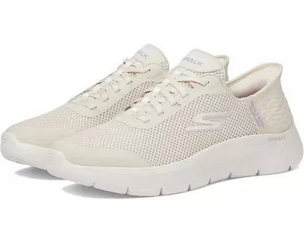 Кроссовки SKECHERS Go Walk Flex Hands Free Slip-Ins - Grand Entry, белый
