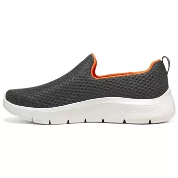 Кроссовки Skechers Go Walk Flex Lifestyle Shoes Men Low-top Gray-orange-white, серый/оранжевый