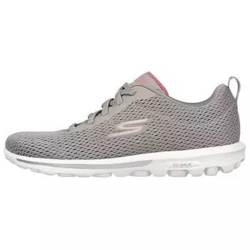 Кроссовки Skechers GO WALK Lifestyle Shoes Women's Low-top Linen Gray, серый