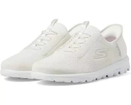 Кроссовки SKECHERS Go Walk Travel Milan Hands Free Slip-Ins, белый