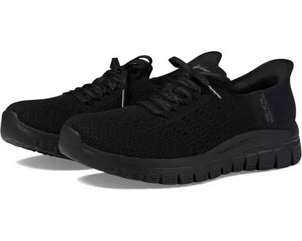 Кроссовки SKECHERS Graceful - First Blush Hands Free Slip-Ins, черный