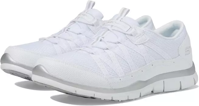 Кроссовки SKECHERS Gratis - Strolling, цвет White/Silver