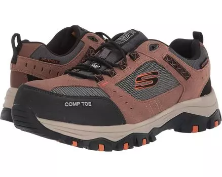 Кроссовки SKECHERS Greetah Comp Toe, цвет Brown/Black