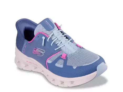 Кроссовки Skechers Hands Free: Glide Step Sole Sneaker — женские, синие