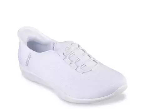 Кроссовки Skechers Hands Free: Newbury Sneaker — женские, белые