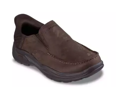 Кроссовки Skechers Hands Free Slip-in Arch Fit Motley Milo Slip-On, цвет какао-коричневый